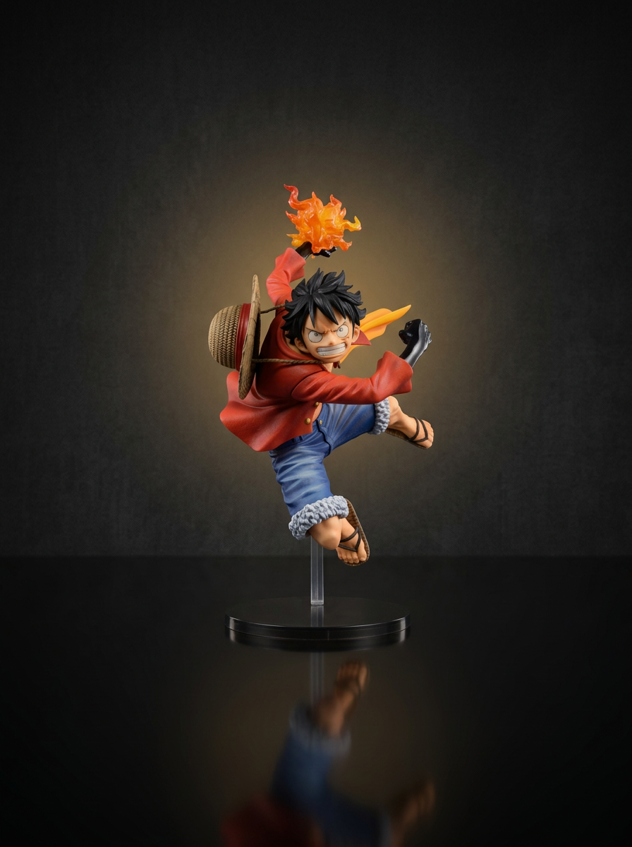 Figura Monkey D. Luffy · Puño de Fuego