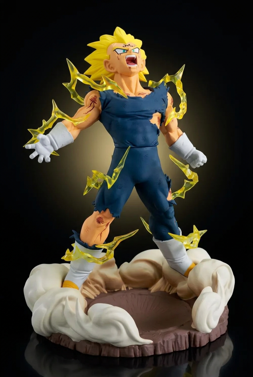 Figura Majin Vegeta · History Box