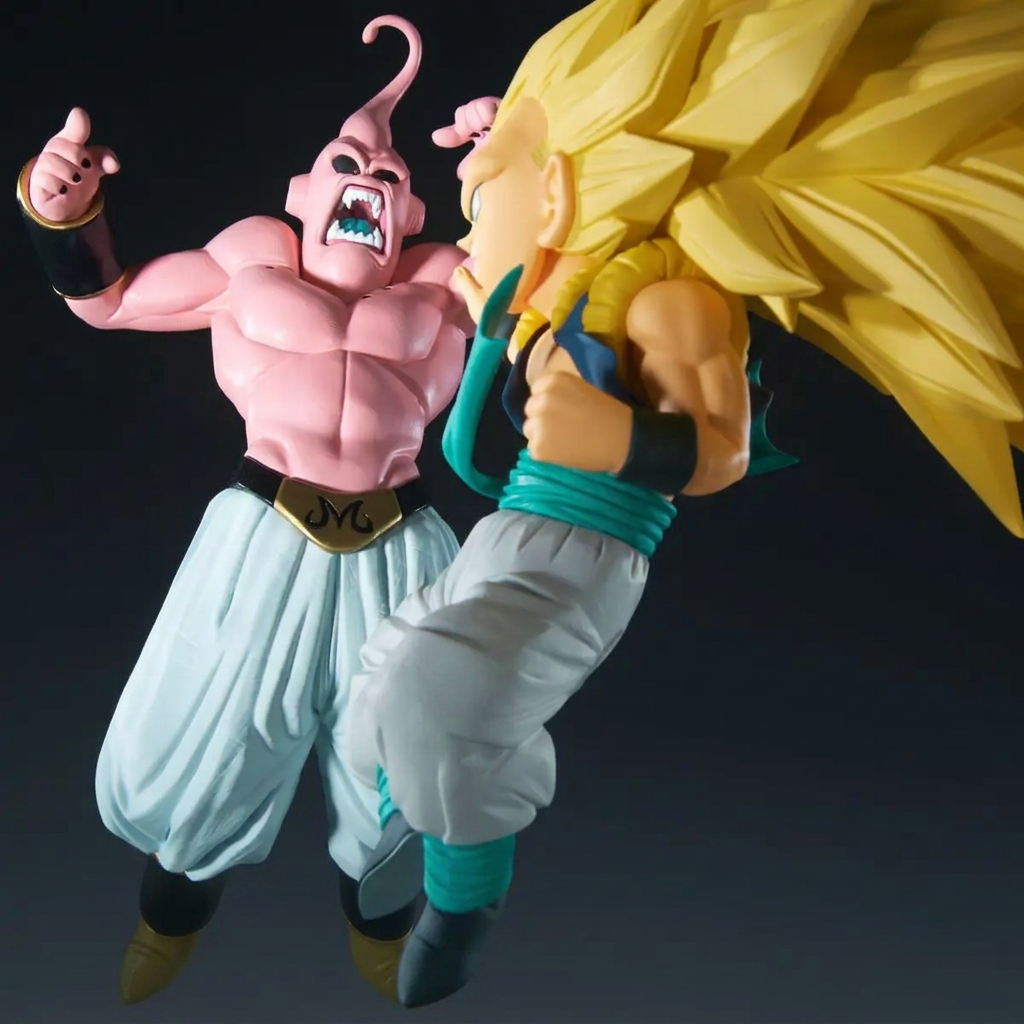 Figura Colección MATCH MAKERS · Majin Buu vs Gotenks SS3 (2 figuras)
