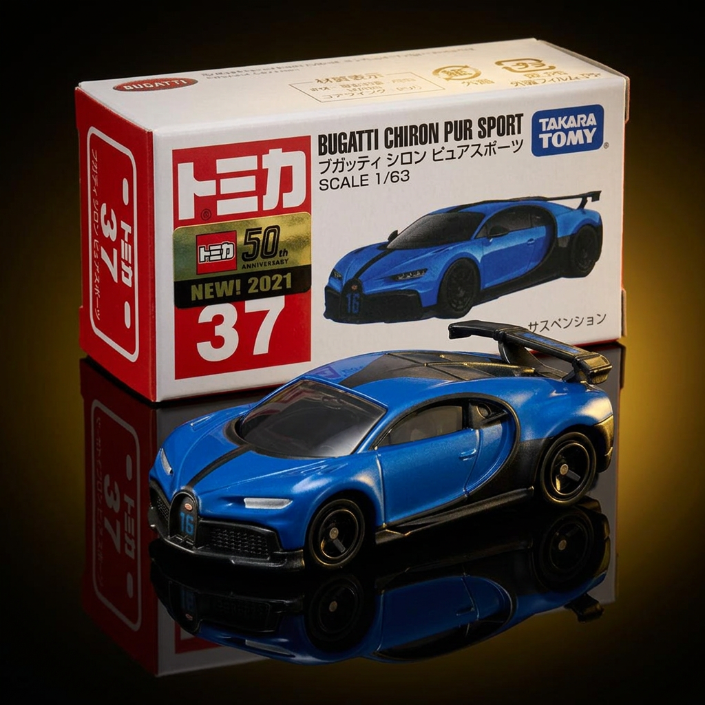 Figura Tomica Nº37 · Bugatti Chiron Pure Sports